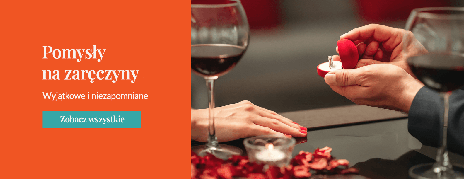 Banner - Gdzie i jak się oświadczyć? Zaręczynowe historie i inspiracje