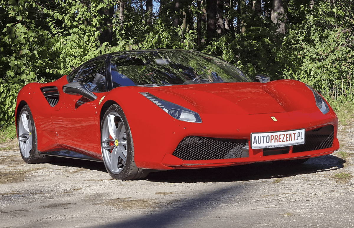 Ferrari 488 GTB — jazda na torze wyścigowym w Polsce