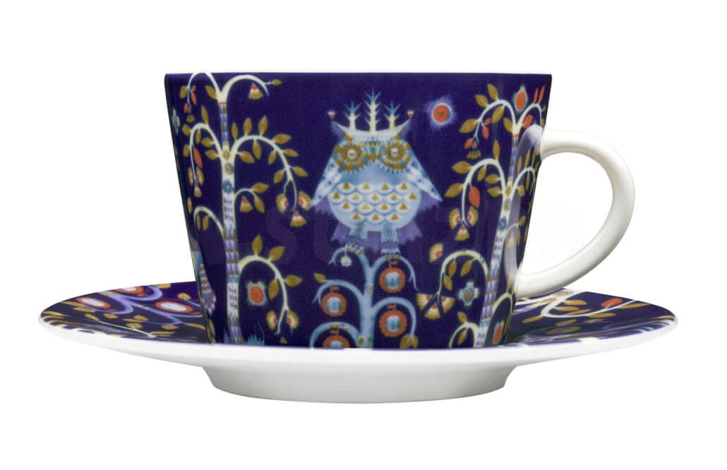 niebieska filiżanka i spodek Taika 