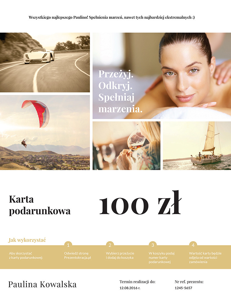 Podgląd bonu