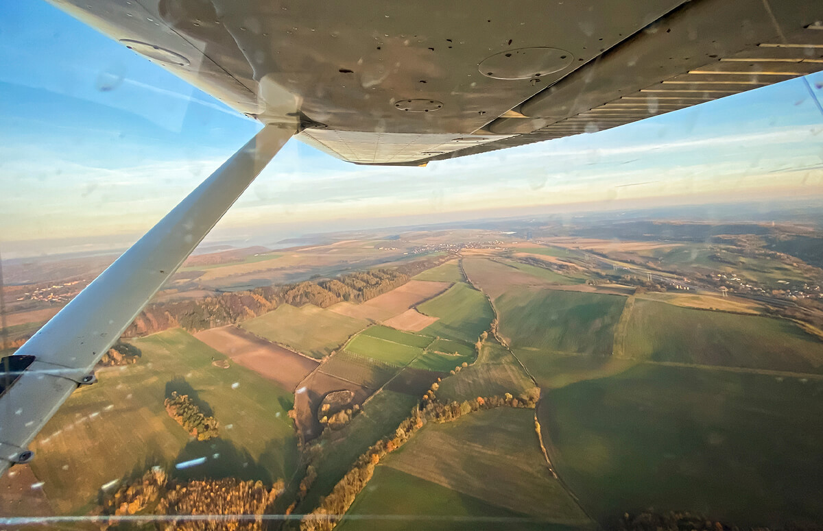 Lot szkoleniowy awionetką - Łódź i wojweództwo łódzkie