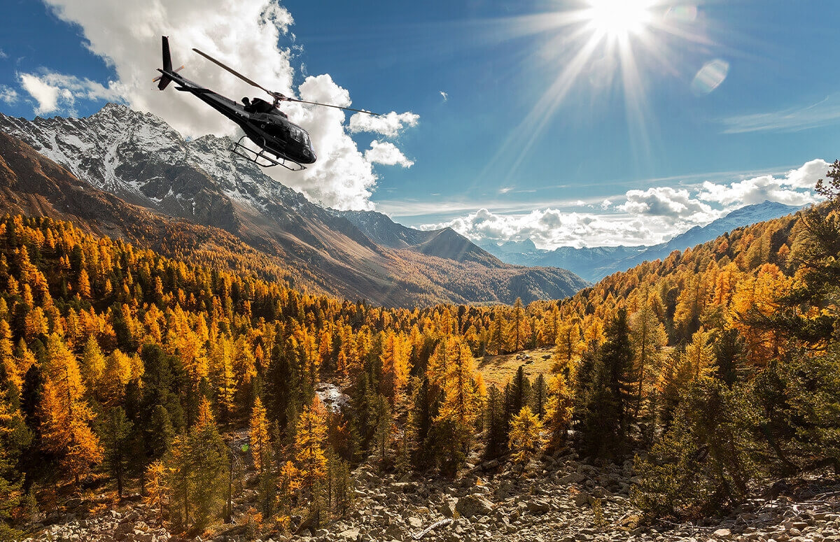 Lot helikopterem - Karpacz