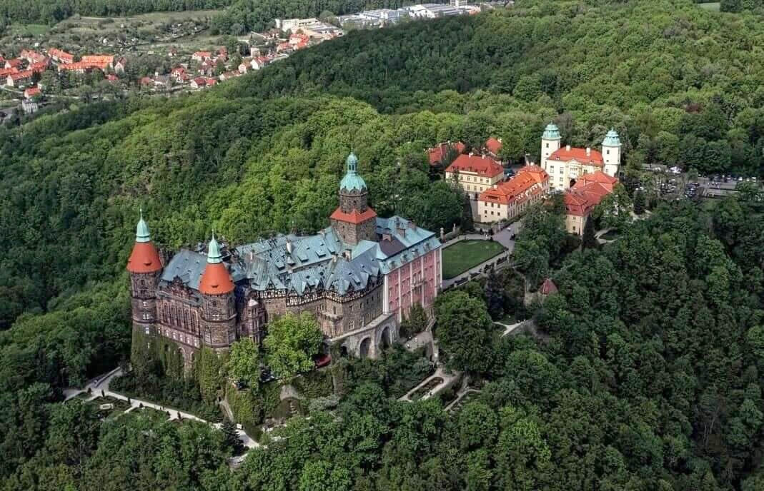 Lot widokowy nad zamkami Dolnego Śląska