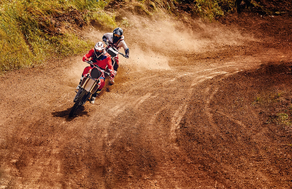 Motocross - Jazda motocyklem na torze