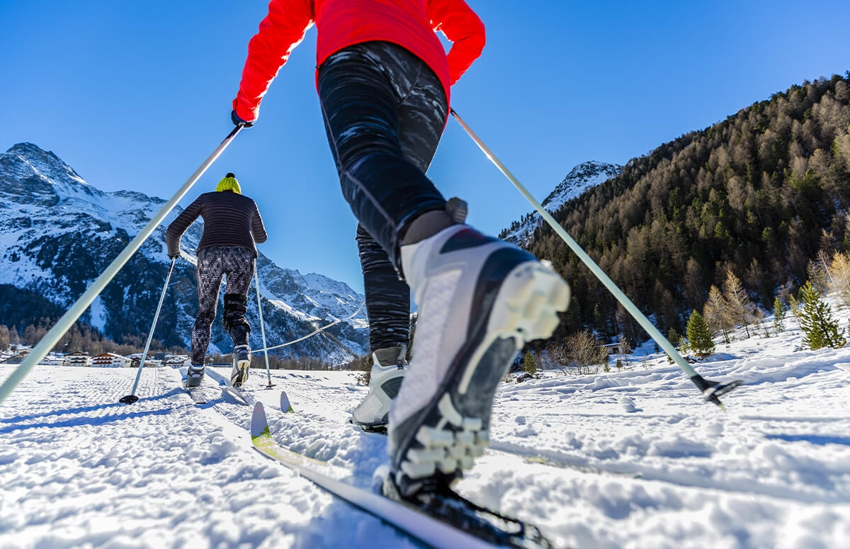 Nauka jazdy na nartach biegowych dla 2 osób
