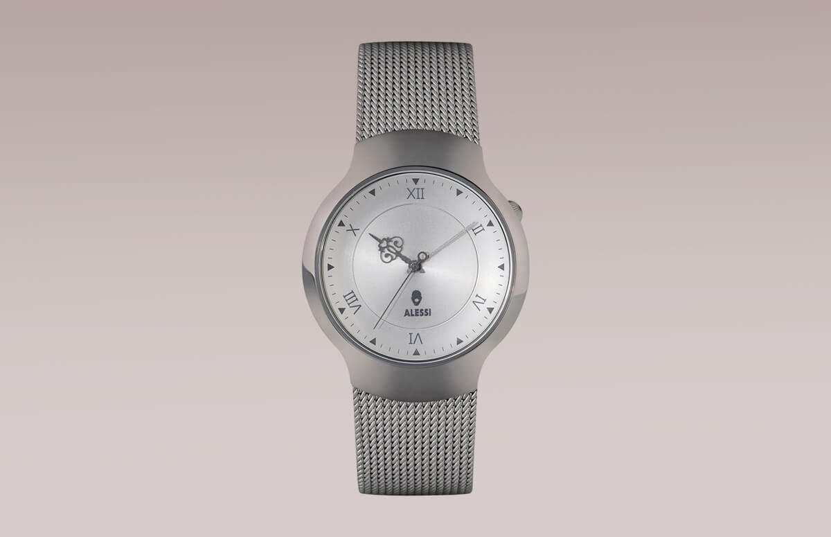 Zegarek Dressed na srebrnym plecionym pasku