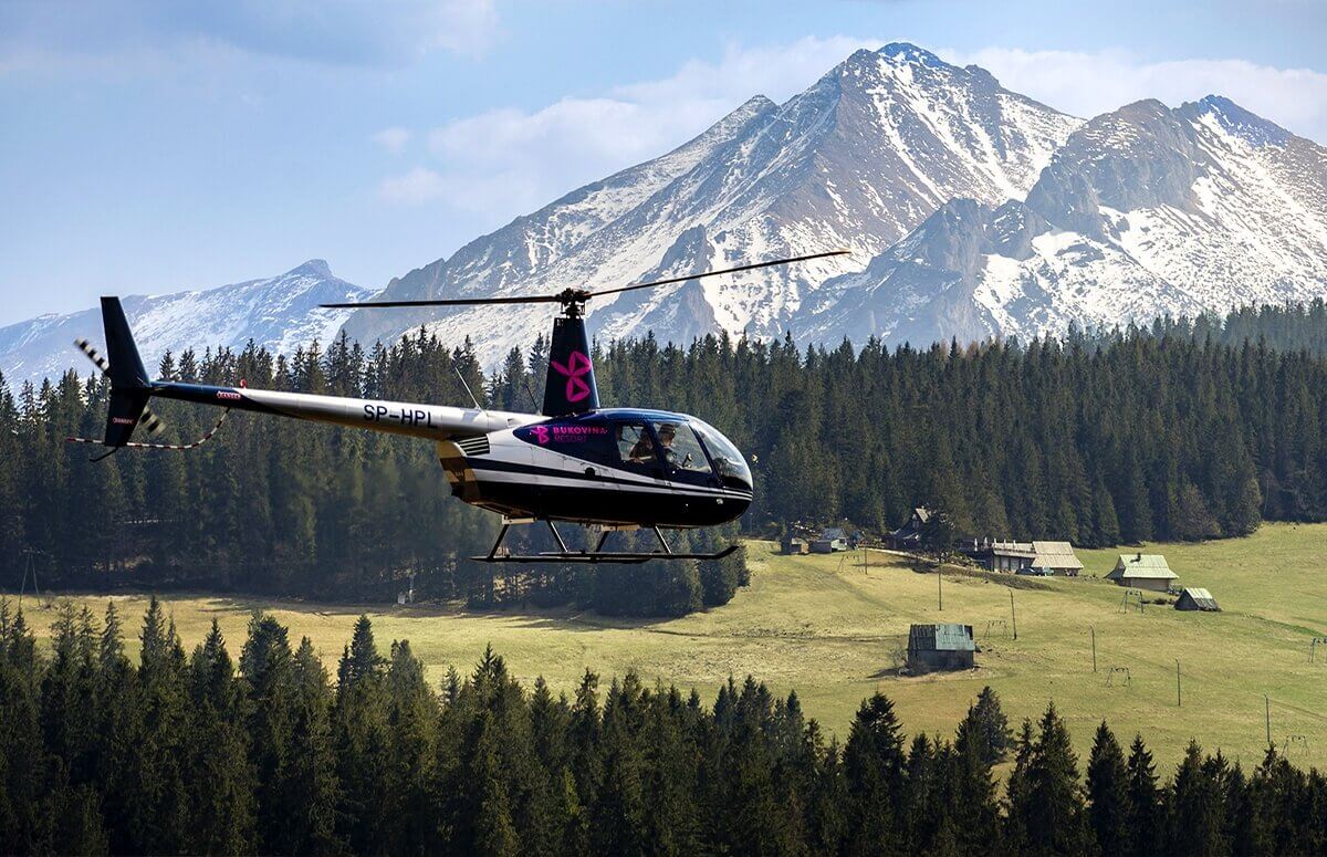 Lot śmigłowcem w Tatrach - voucher prezentowy na niezapomniane przeżycie