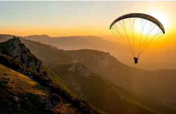 Lot paralotnią w górach - Sudety & Karkonosze