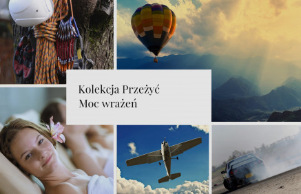 Kolekcja Przeżyć Moc wrażeń - podaruj bliskiej osobie zawsze trafiony prezent