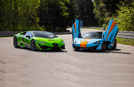 Lamborghini Huracan vs McLaren 570GT - pojedynek