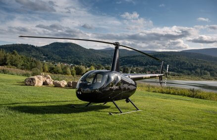 Helikopter, Góry Karkonoskie, przygotowanie do lotu
