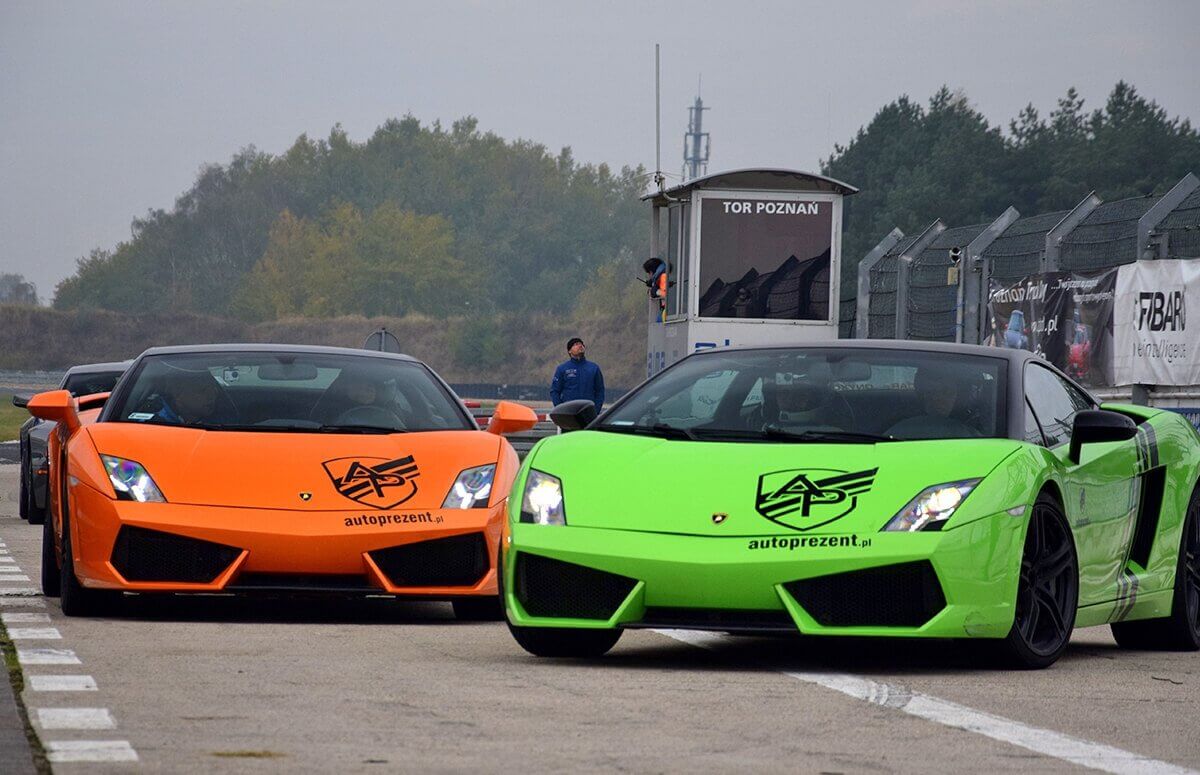 Lamborghini Gallardo na torze wyścigowym