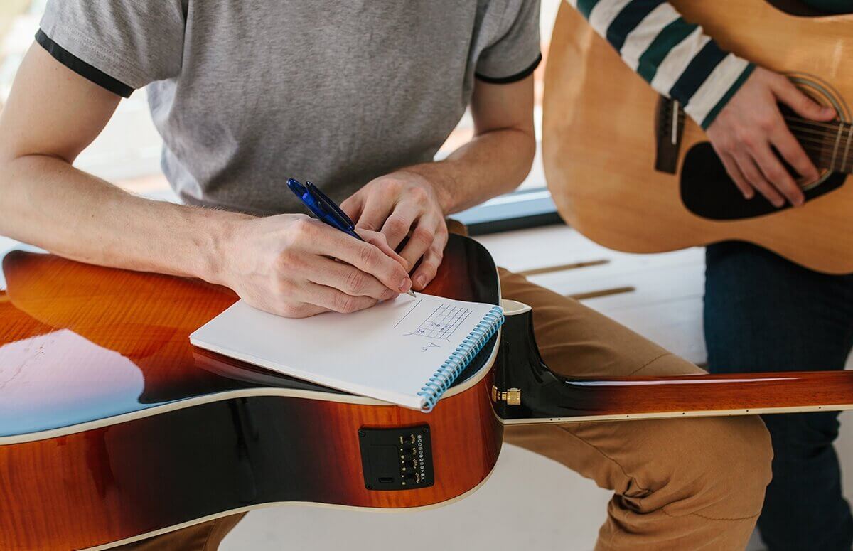 Lekcjedla osób, które chcą się dowiedzieć jak nauczyc się grać na gitarze