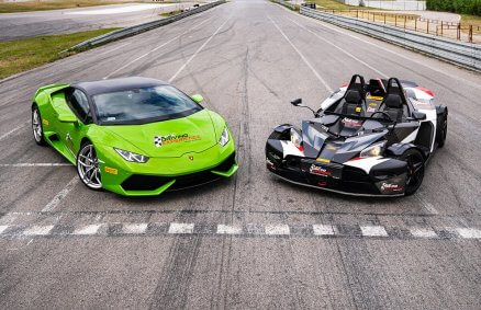 Pojedynek KTM X-Bow vs Lamborghini Huracan