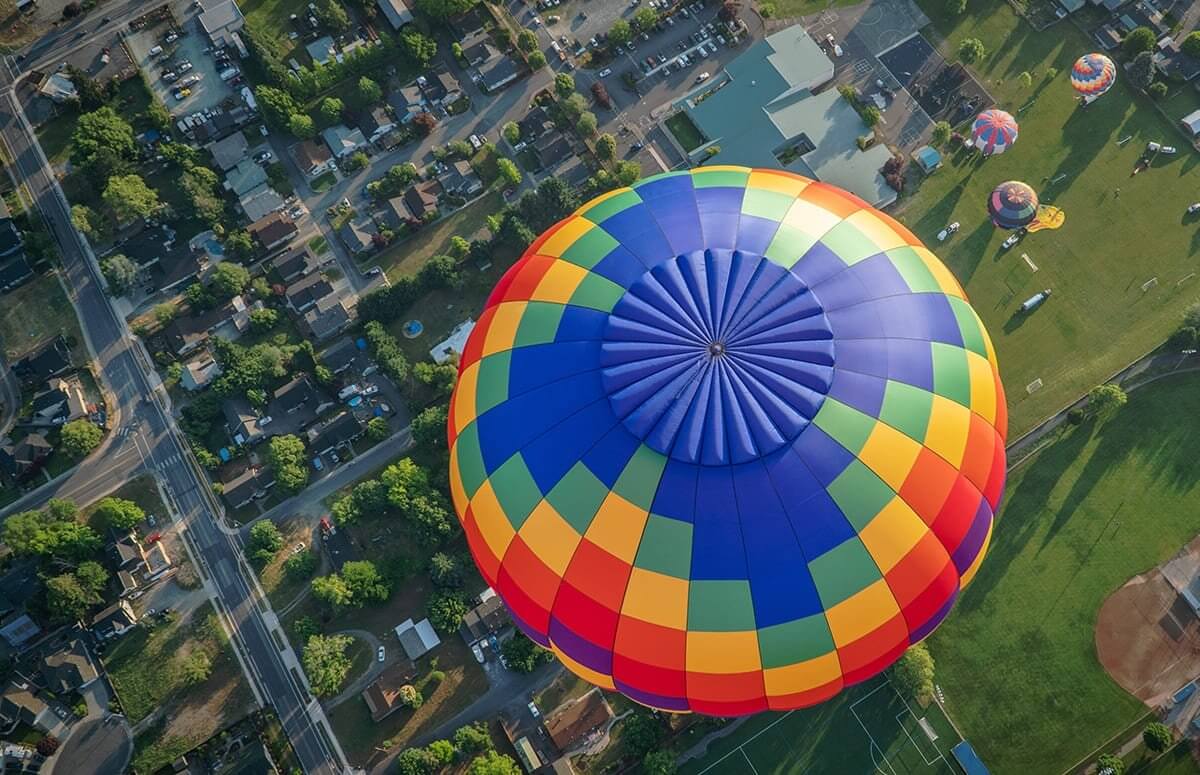 Balon - Lot pasażerki w okolicach Gdyni, Gdańska i Sopotu