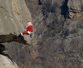 Wspinający się Mikołaj Wspinający się Mikołaj