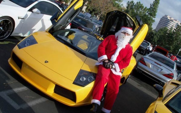 Mikołaj w Lamborghini Mikołaj w Lamborghini