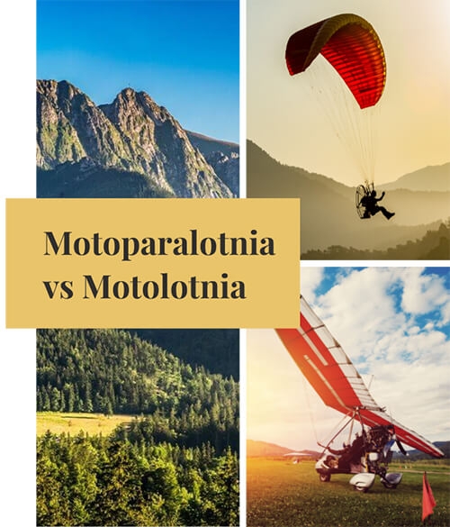 Motoparalotnia vs motolotnia - Podobieństwa i różnice