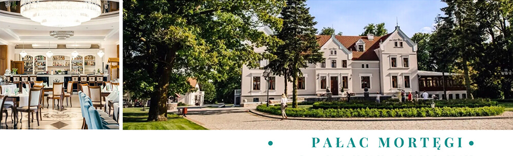 Pałac Mortęgi - kolaż