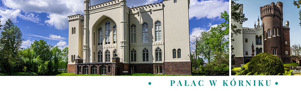 Pałac w K&oacute;rniku - kolaż
