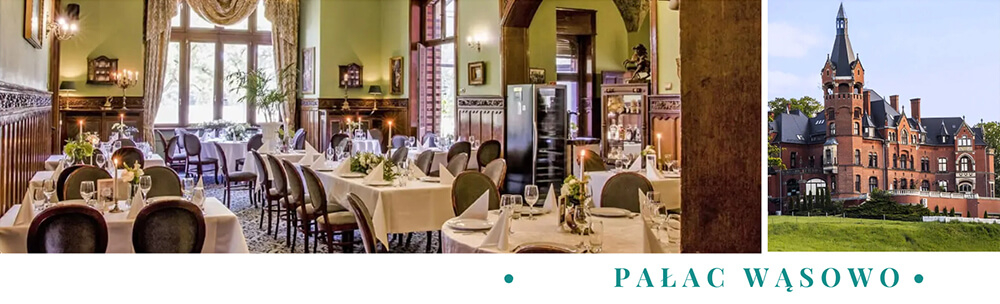 Pałac Wąsowo - kolaż