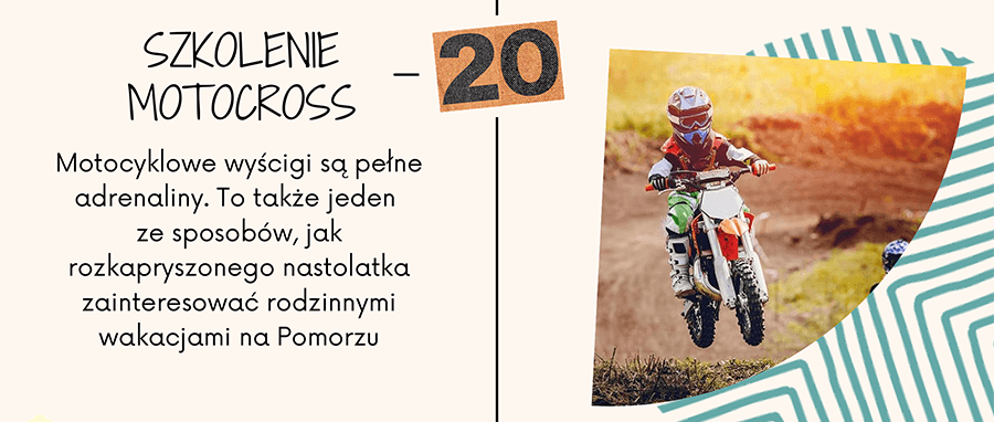 Szkolenie motocross na Pomorzu w okolicy Trómiasta