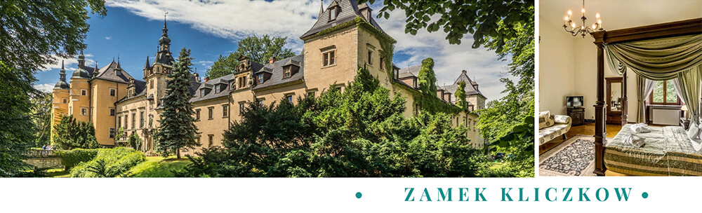 Zamek w Kliczkowie - kolaż