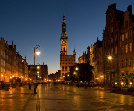 Gdańsk - widok na Stare Miasto